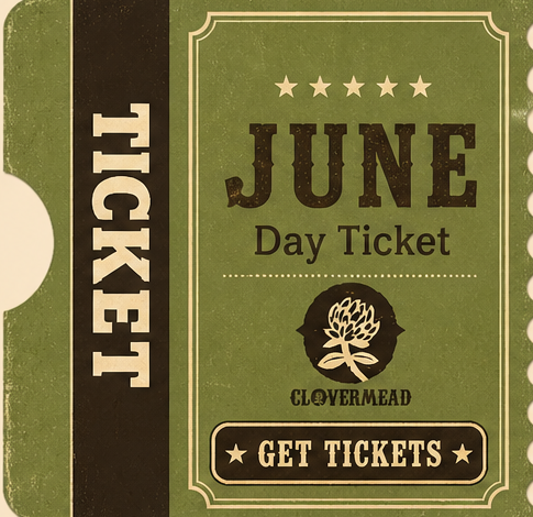 Clovermead June 2026 Day Ticket - summer family fun admission for splash pad and farm activities in Aylmer Ontario