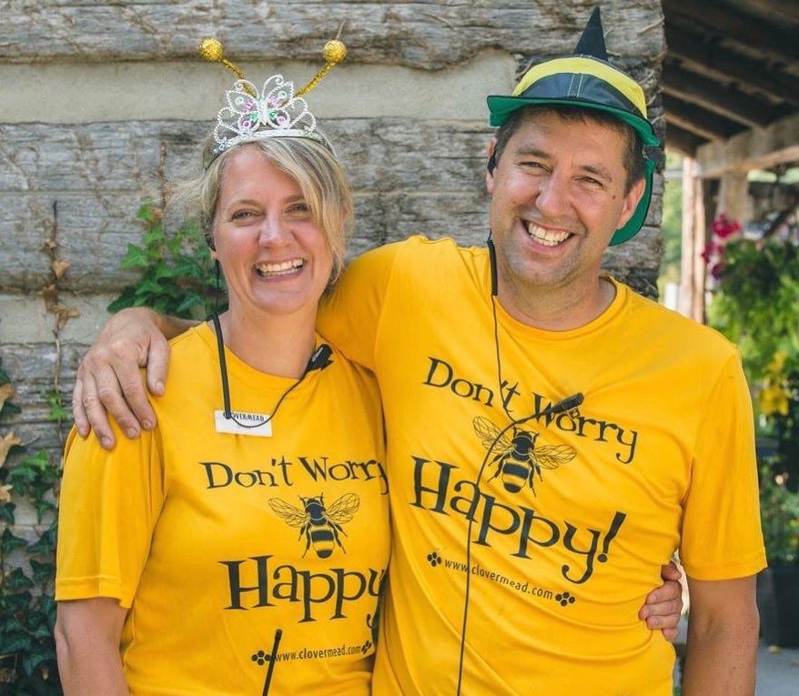 Chris and Christy, the King and Queen bees
